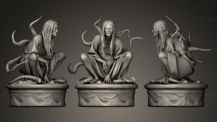 Figurines heroes, monsters and demons (Namira, STKM_0059) 3D models for cnc